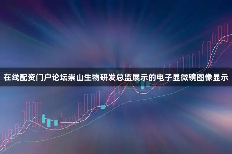 在线配资门户论坛崇山生物研发总监展示的电子显微镜图像显示