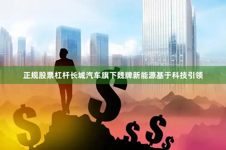 正规股票杠杆长城汽车旗下魏牌新能源基于科技引领
