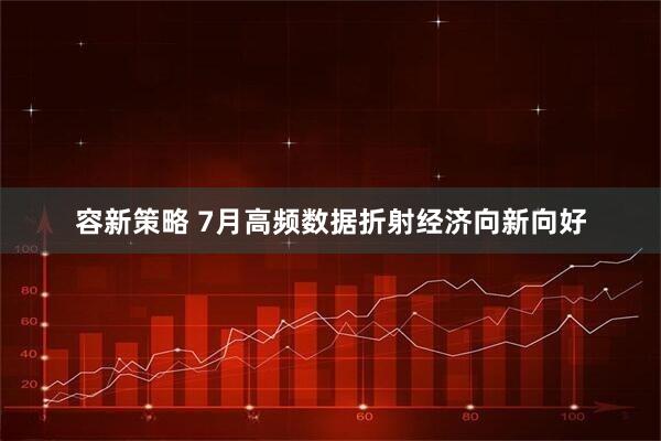 容新策略 7月高频数据折射经济向新向好